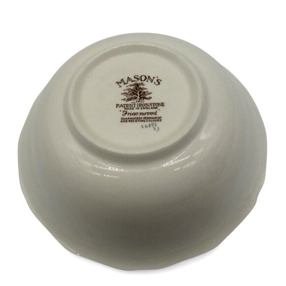 MASONS FRIARSWOOD Floral Serving Bowl Dish Embossed Serving Dish 9.2" - Picture 7 of 8